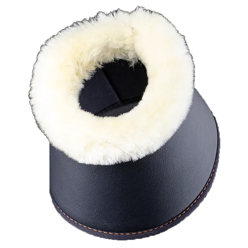 eQuick eOverreach Fluffy Overreach Boots - Black-1