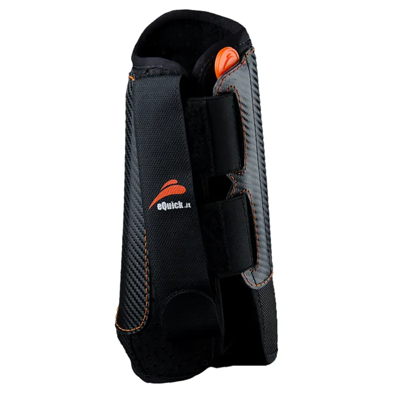 eQuick eVenting Cross Country Front Boots - Black