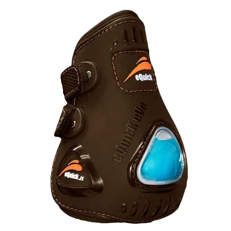 eQuick eVo Velcro Professional Fetlock Boots - Brown