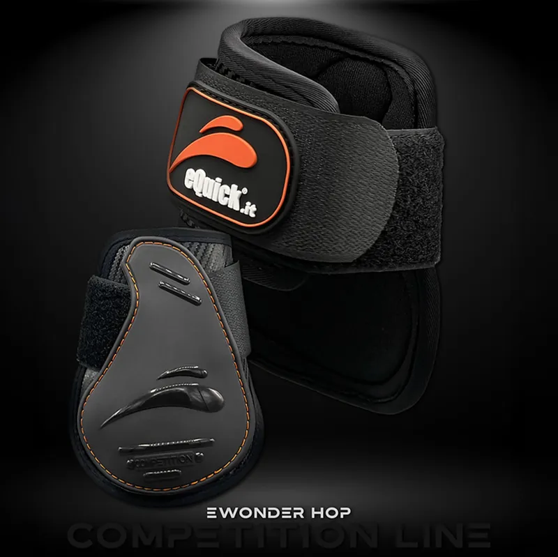 eQuick eWonder HOP Fetlock Boot - Black-1
