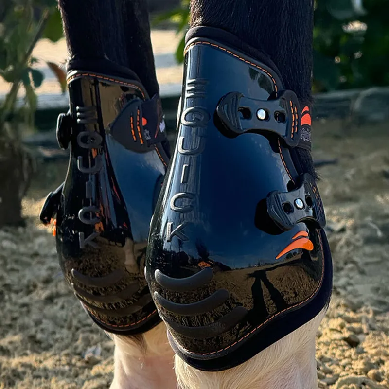 eQuick Triumph Fetlock Boots - Black