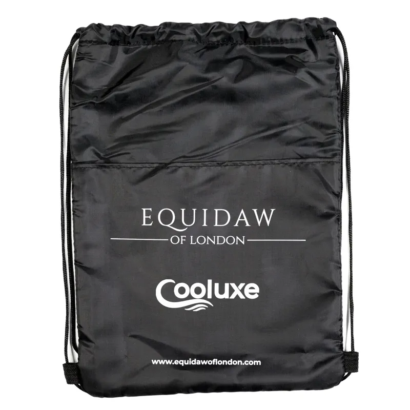 Equidaw of London Luxury Horse Cooling Leg Wraps - Black-8
