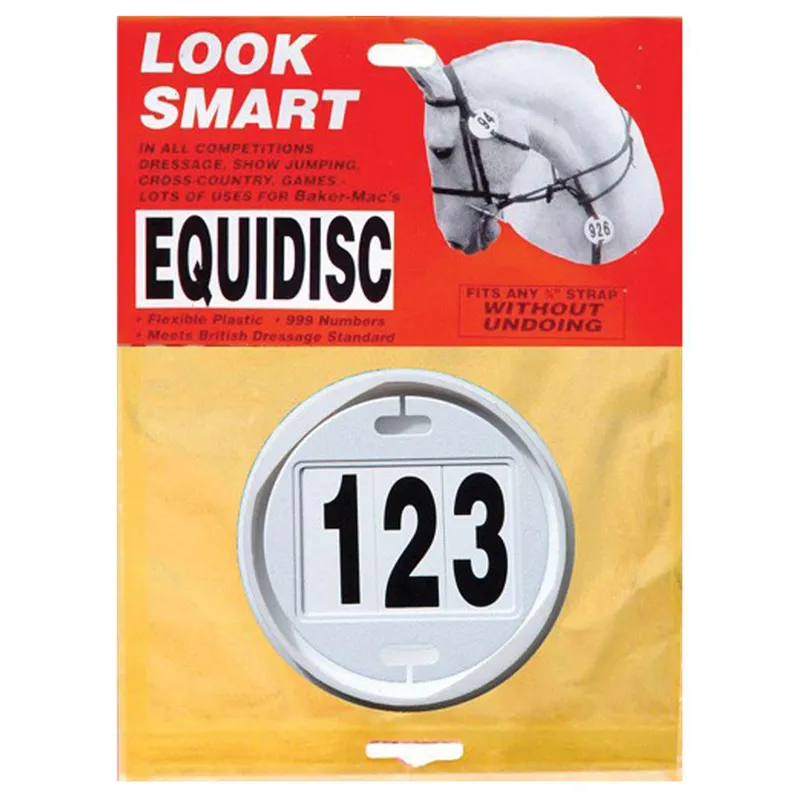 Baker-Mac Equidisc Number Holder - 4 Numbers