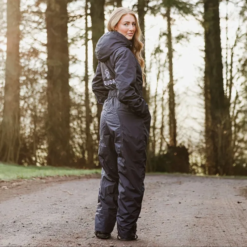 EQUIDRY All-In-One Womens Waterproof Jumpsuit - Navy-3