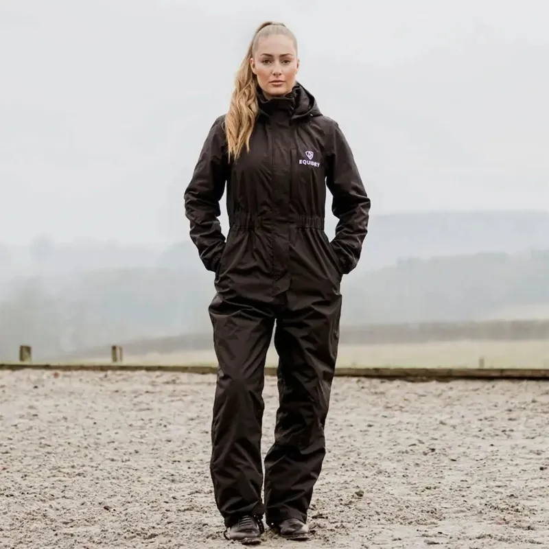 EQUIDRY All-In-One Womens Waterproof Jumpsuit - Brown