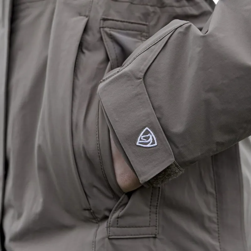 EQUIDRY Aura Womens Waterproof Long Riding Coat - Taupe-5