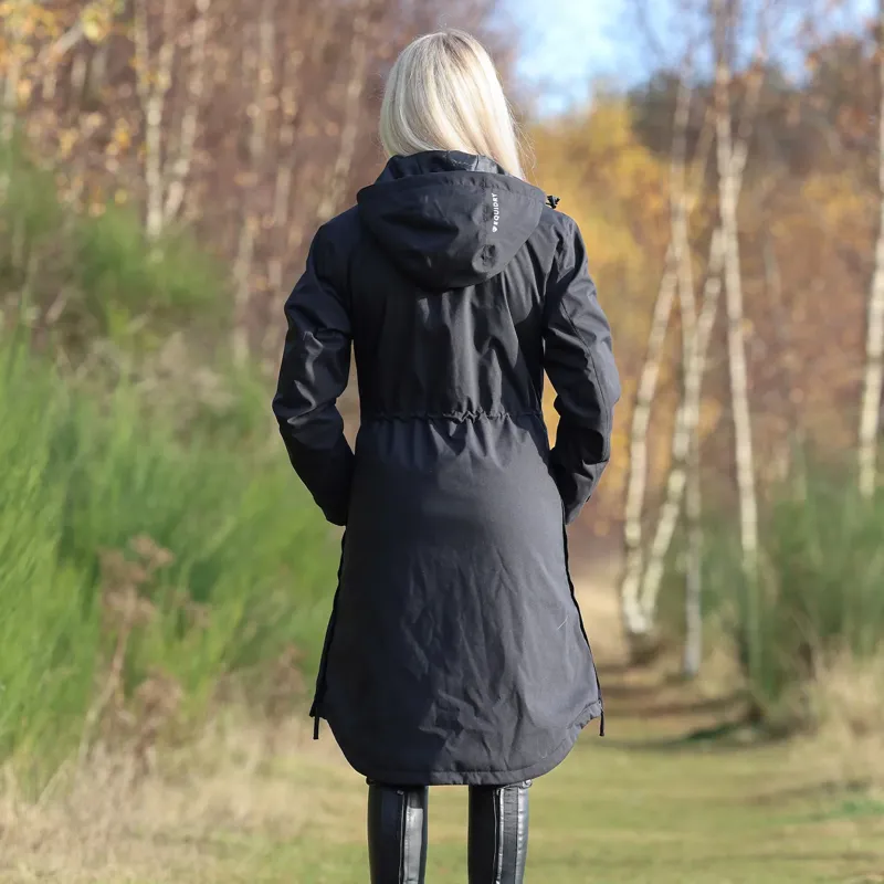 EQUIDRY Bronte V1 Womens Waterproof Riding Coat - Black-2
