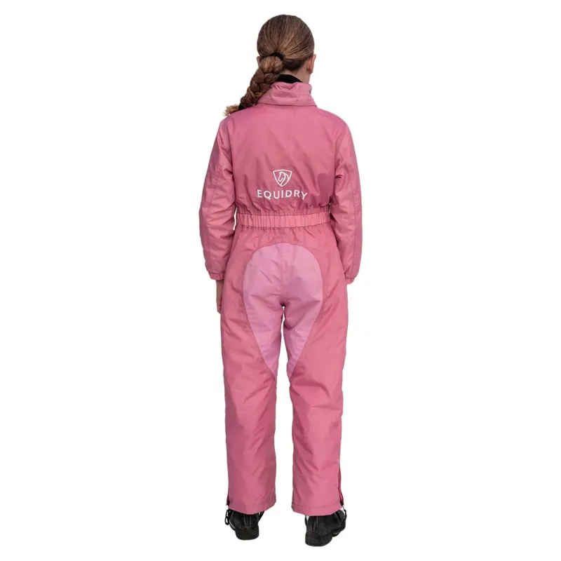 EQUIDRY All-In-One Junior Waterproof Jumpsuit - Dusky Pink-1