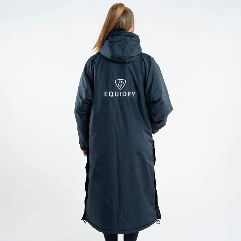 EQUIDRY Evolution Thick Fleece Lined Waterproof Jacket - Navy/Cream-6