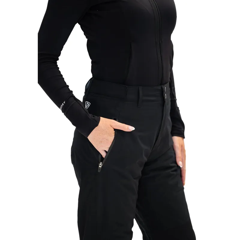 EQUIDRY Freya Waterproof Riding Trousers - Black-7