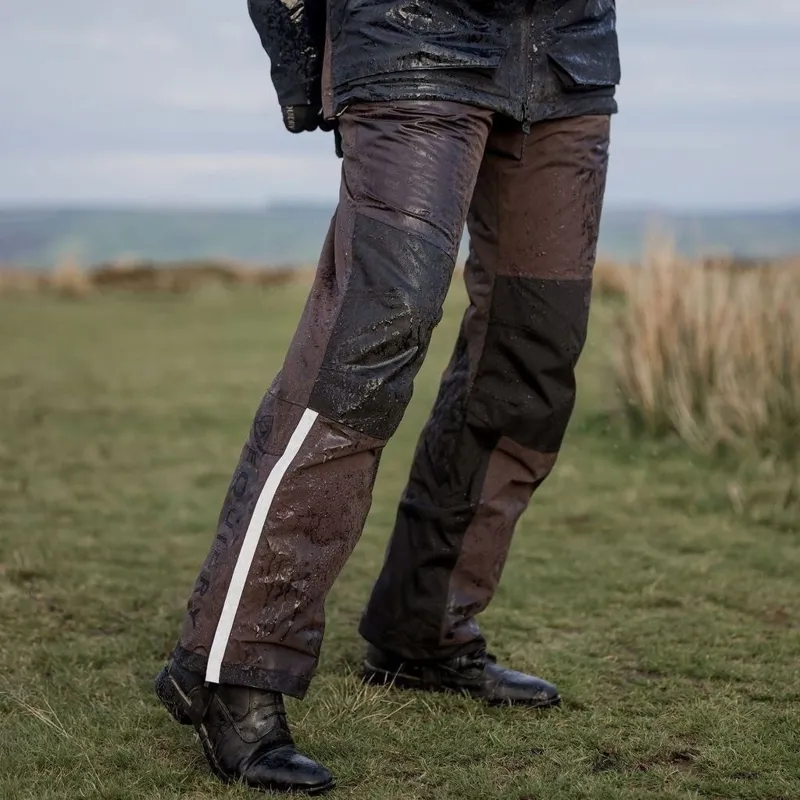 EQUIDRY Freya Waterproof Riding Trousers - Brown/Black-5