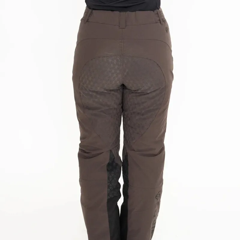 EQUIDRY Freya Waterproof Riding Trousers - Brown/Black-7