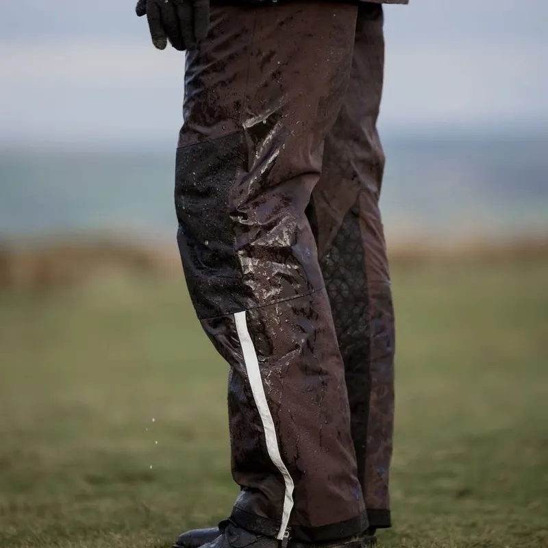 EQUIDRY Freya Waterproof Riding Trousers - Brown/Black-6