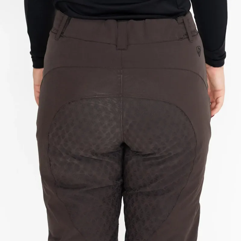 EQUIDRY Freya Waterproof Riding Trousers - Brown/Black-3