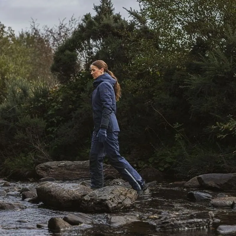 EQUIDRY Freya Waterproof Riding Trousers - Navy/Black-8