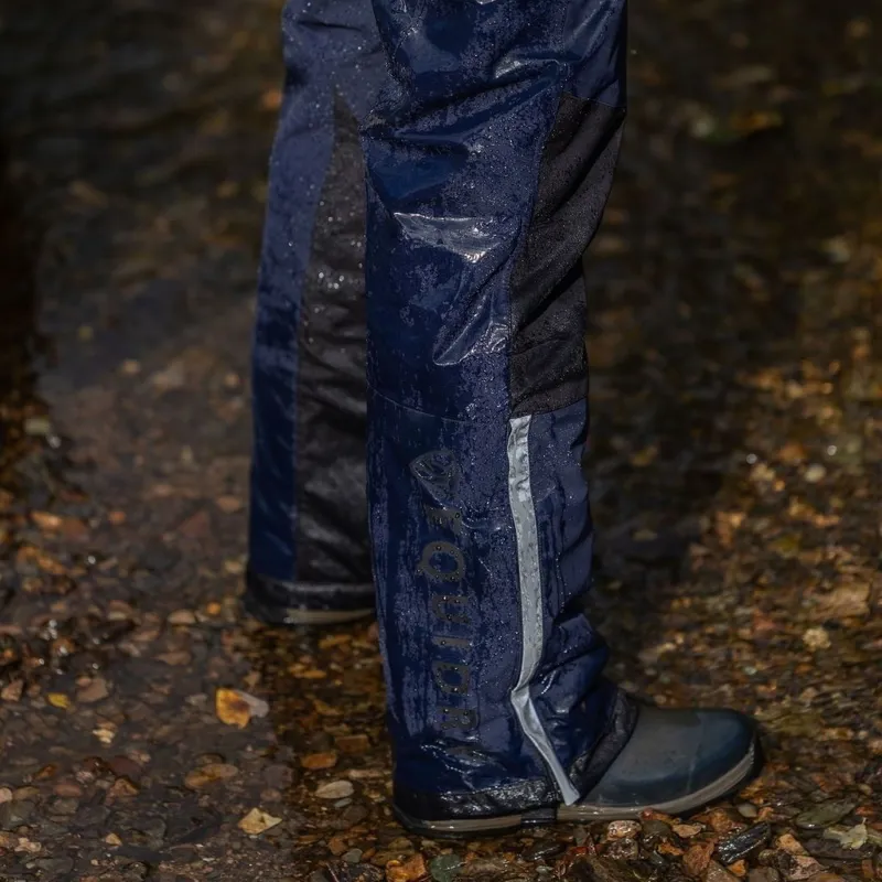 EQUIDRY Freya Waterproof Riding Trousers - Navy/Black-4
