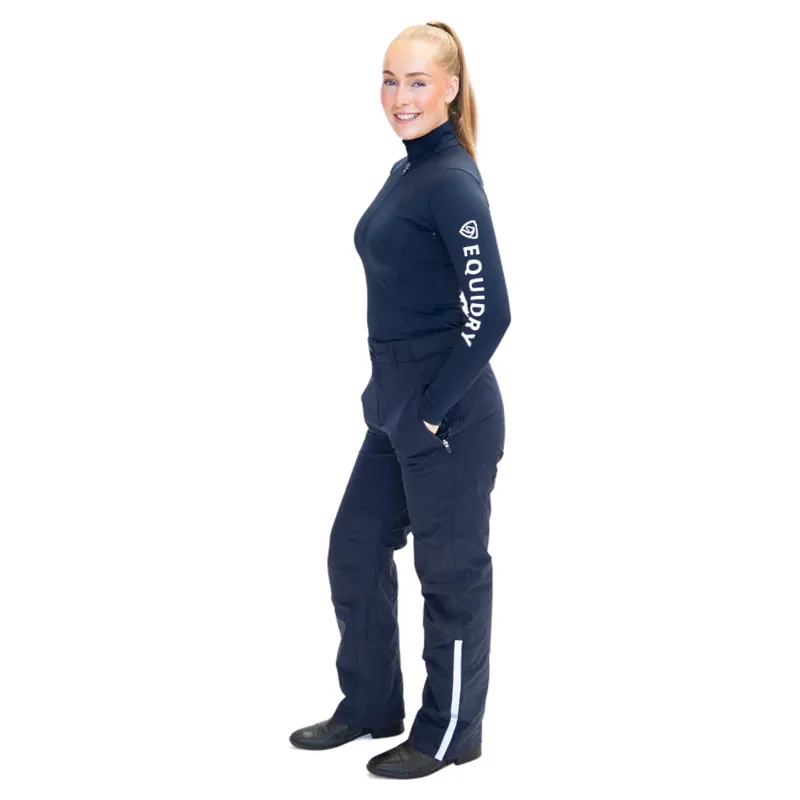 EQUIDRY Freya Waterproof Riding Trousers - Navy-3
