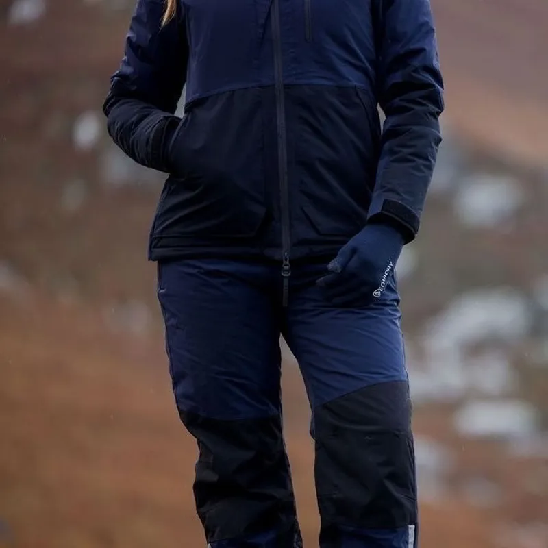 EQUIDRY Freya Womens Padded Waterproof Jacket - Navy/Black-5