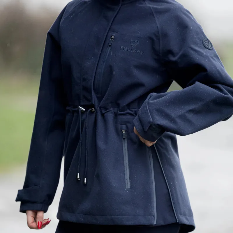 EQUIDRY Nevada Womens Waterproof Smock - Navy-7
