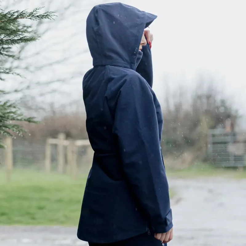 EQUIDRY Nevada Womens Waterproof Smock - Navy-4