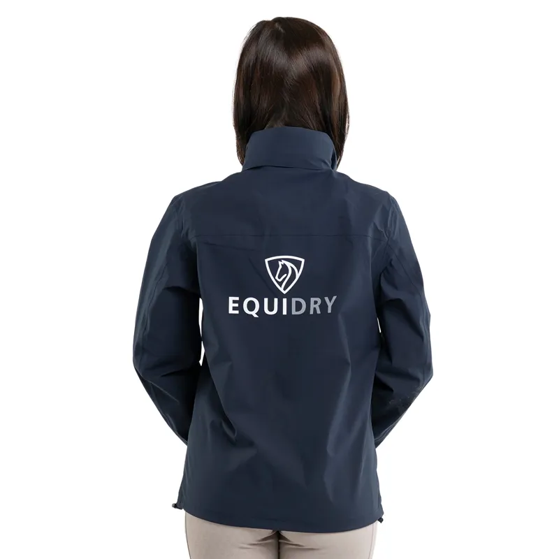 EQUIDRY Nimbus Pack Away Womens Waterproof Jacket - Navy-7