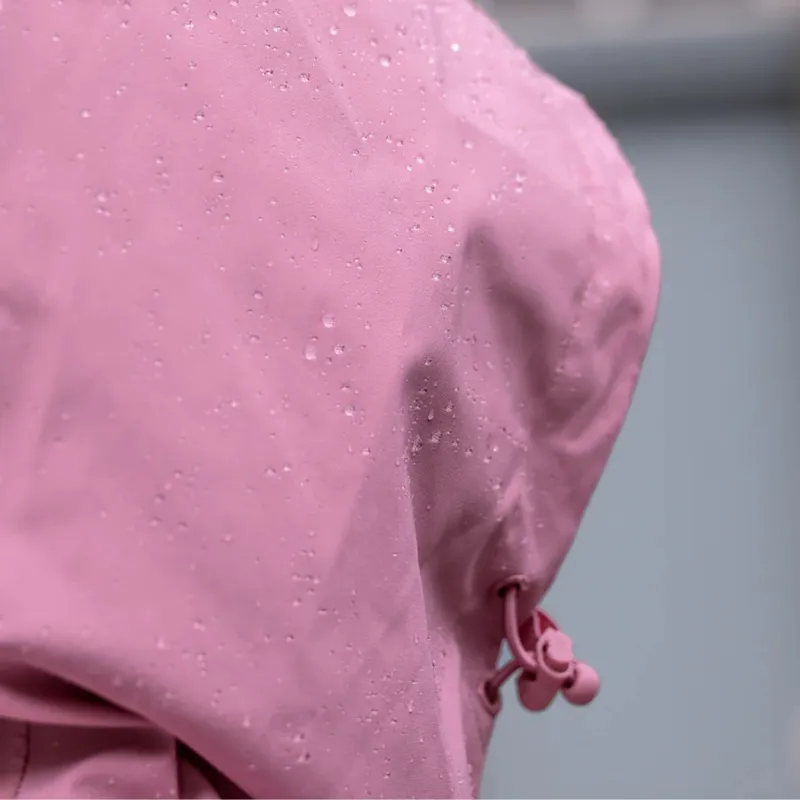 EQUIDRY Storm Smock Waterproof Quarter Zip Adults Jacket - Pale Pink-8