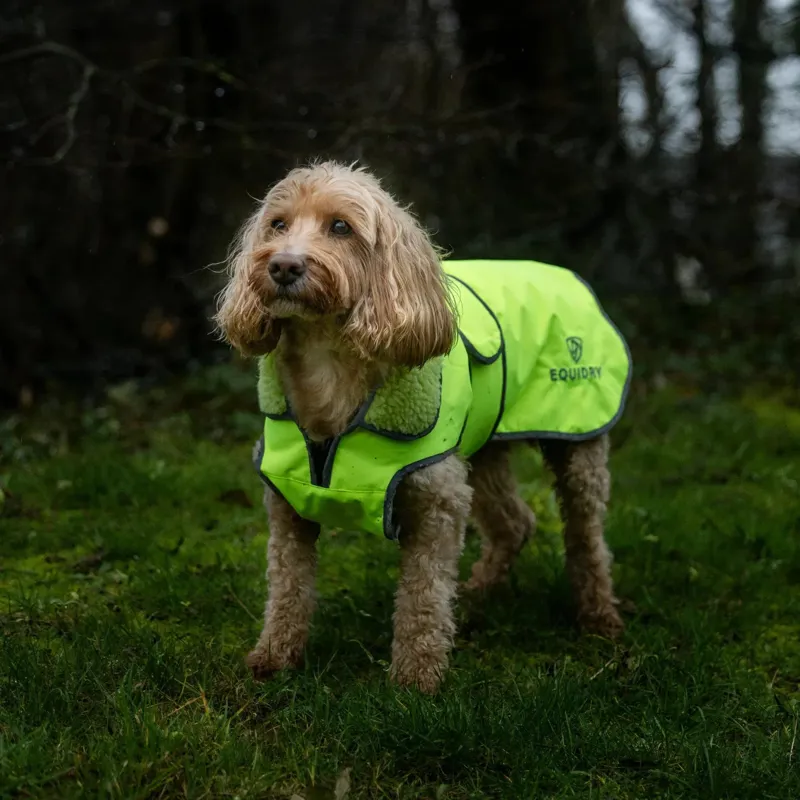 EQUIDRY Waterproof Dog Coat - Hi-Viz Yellow-1