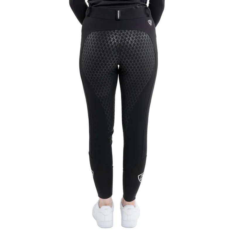 EQUIDRY Womens Waterproof Riding Breeches - Black-2