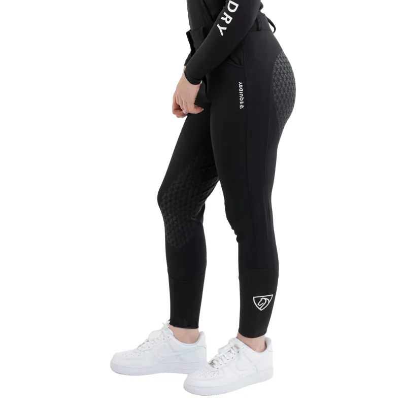 EQUIDRY Womens Waterproof Riding Breeches - Black