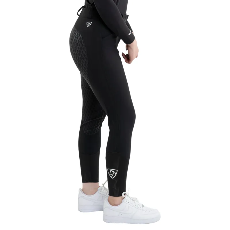 EQUIDRY Womens Waterproof Riding Breeches - Black-1