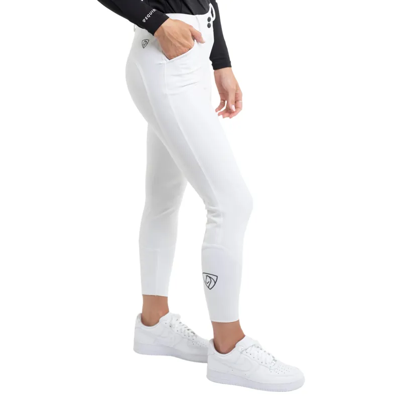 EQUIDRY Womens Waterproof Competition Breeches - White