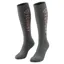 EQUIDRY Waterproof Tall Socks - Grey/Pale Pink