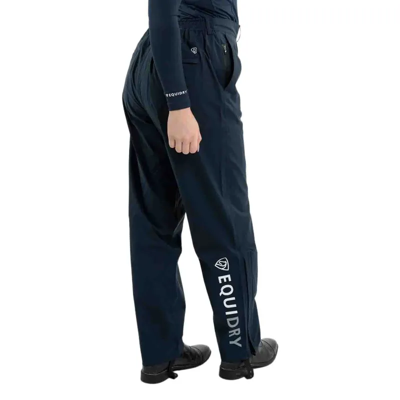 Equidry Unlined Womens Waterproof Trousers - Navy-4