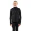 Equidry Junior Girls Full Zip Up Water Repellent Top - Black/White