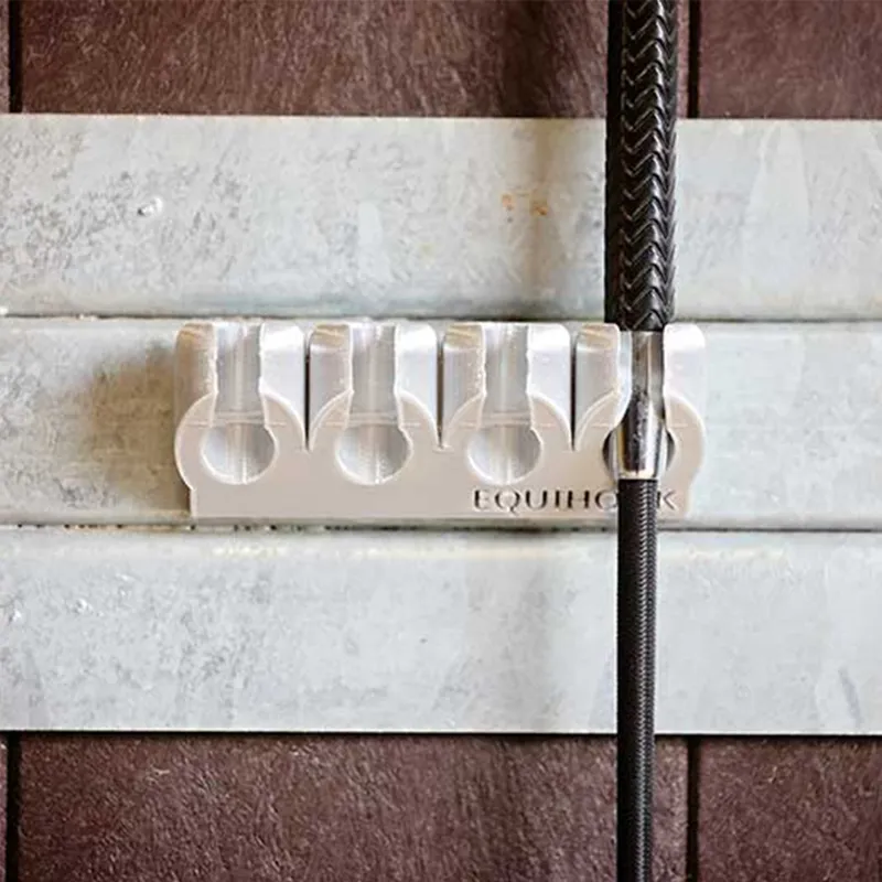 EquiHook Whip Rack - Silver