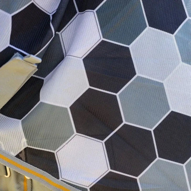 Equilibrium Field Relief Waterproof Detachable Neck Fly Rug - Grey Pre-Order-7