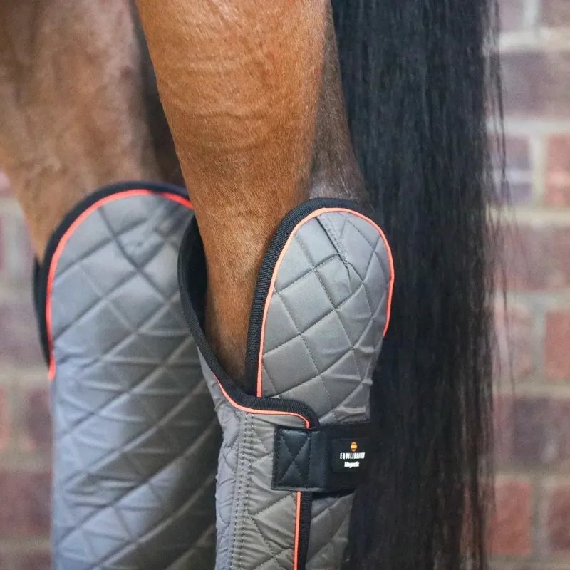 Equilibrium Magnetic Hock and Hind Leg Boots - Grey Pre-Order-5
