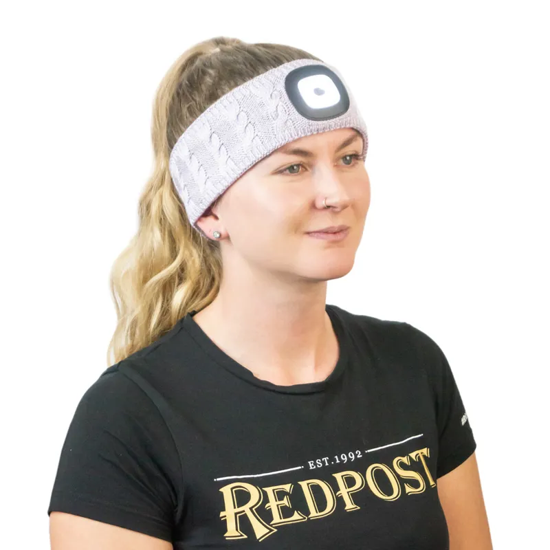 Equi Light Bamboo Head Torch Headband - Lilac-1