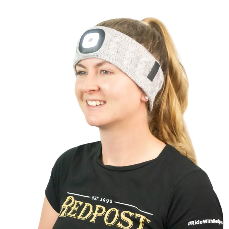 Equi Light Bamboo Head Torch Headband - Platinum-2