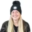 Equi Light Torch Pom Beanie Hat - Black