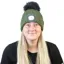 Equi Light Torch Pom Beanie Hat - Hunter Green