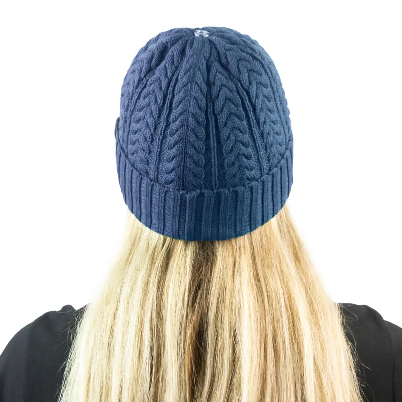 Equi Light Torch Pom Beanie Hat - Navy-3
