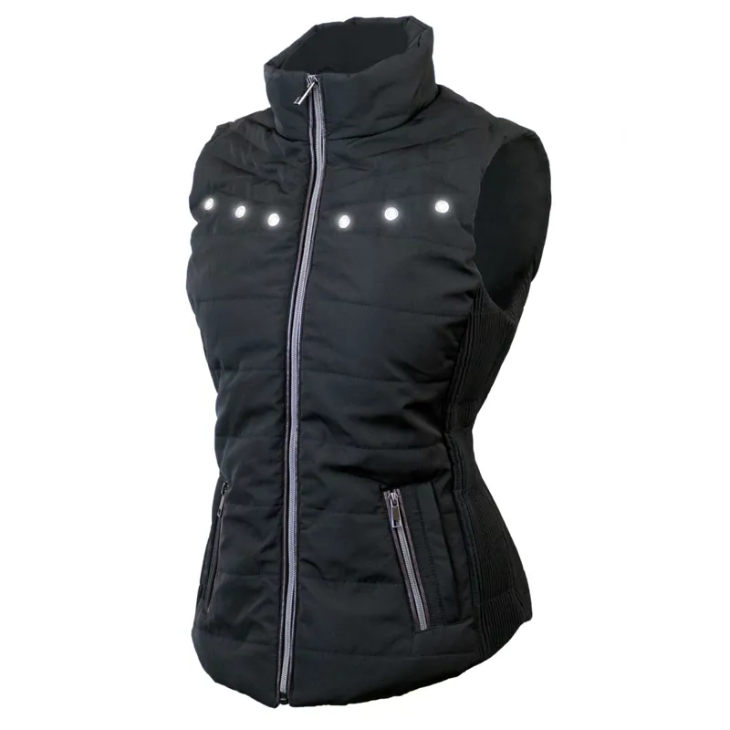 Equi Light Free Style LED Ladies Gilet - Black