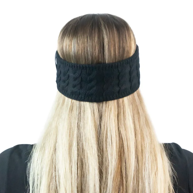 Equi Light Wool Head Torch Headband - Black-4
