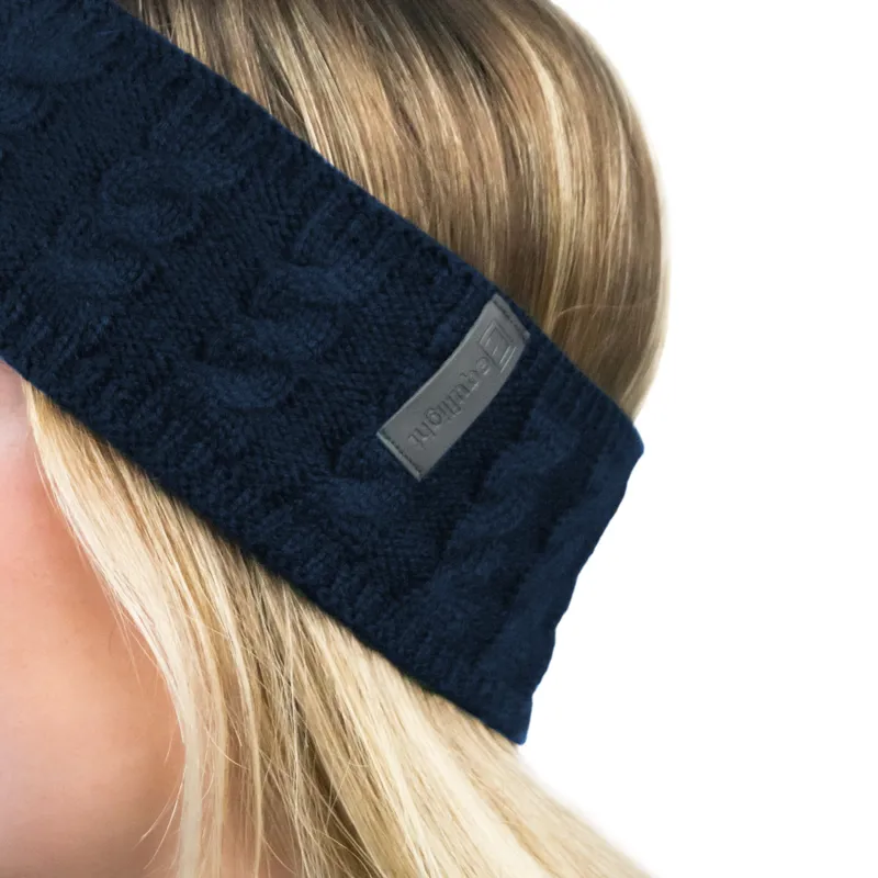 Equi Light Wool Head Torch Headband - Navy-4