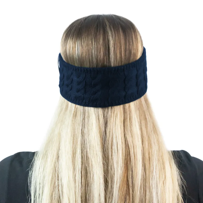 Equi Light Wool Head Torch Headband - Navy-3