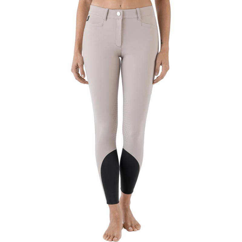 Equiline Atirk B-MOVE Knee Grip Womens Competition Breeches - Beige-2