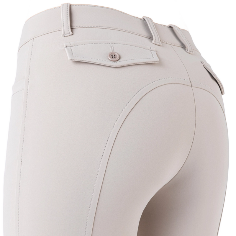 Equiline Atirk B-MOVE Knee Grip Womens Competition Breeches - Beige-4