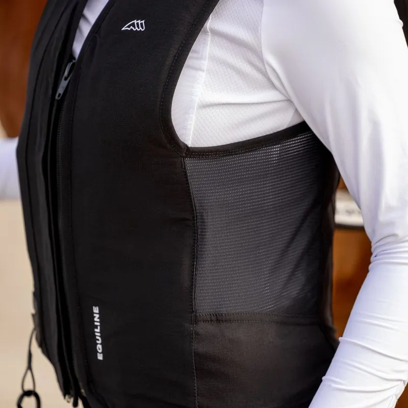 Equiline Eclair Unisex Airbag Vest - Black-11