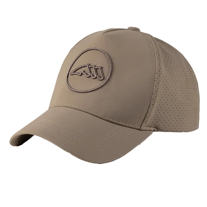 Equiline Cafrec Unisex Baseball Cap - Taupe Grey